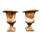 Pot, jardinière en fonte