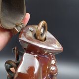 Full chimney servant of his accessories - The enamelled cast iron knight