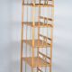 Rattan bookcase-shelves