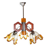 Lustre Space Age à 3 feux – Années 1970