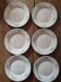 Cornflower dessert plates