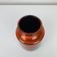 Orange ceramic vase by Frick Keramik, Switzerland, 1960s