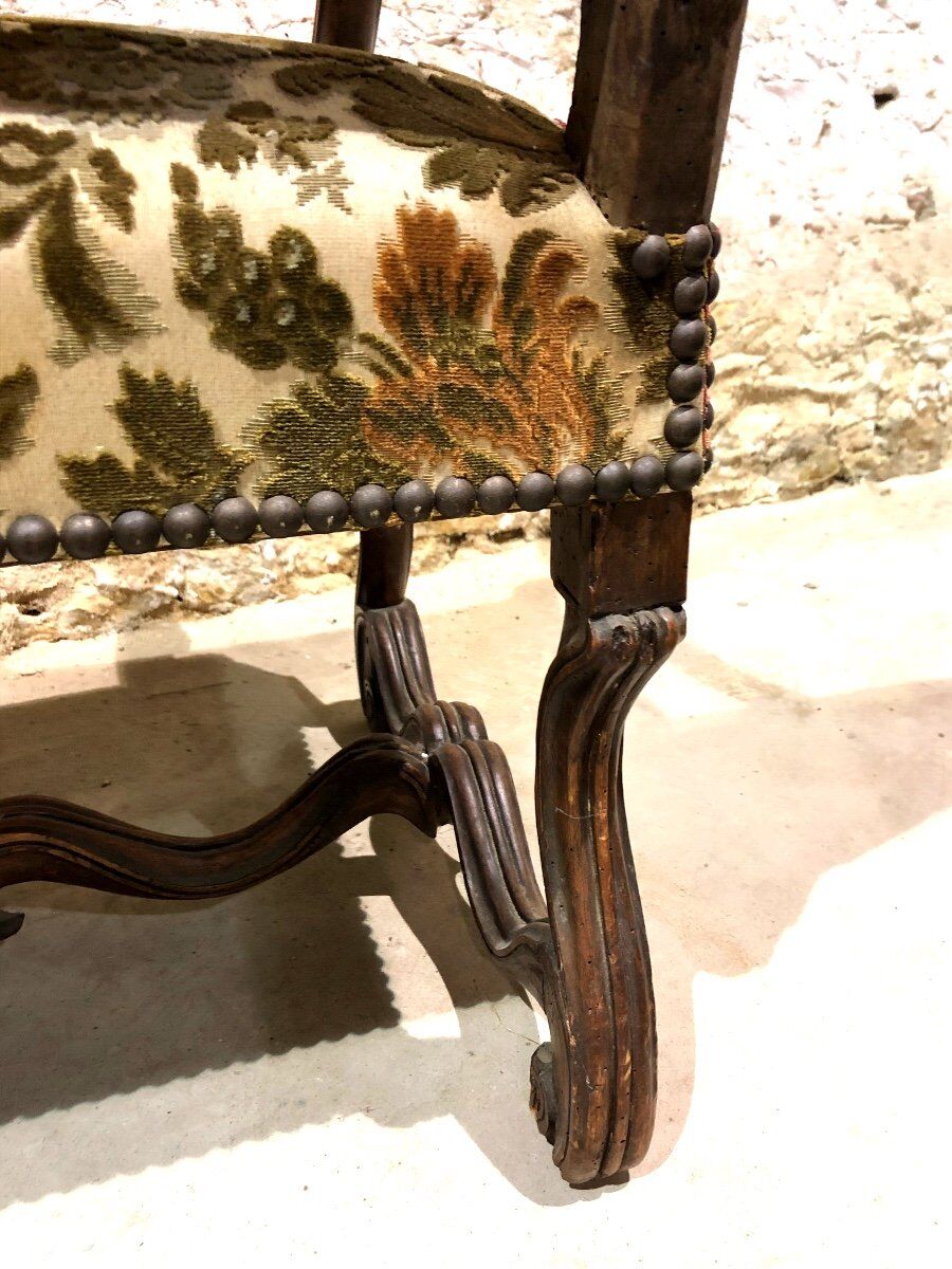 Louis xiv style armchair, 19th century