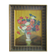 Peinture vintage fleurs dans le vase