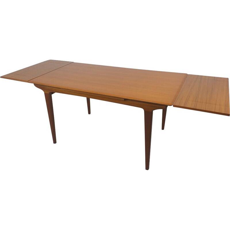 Vintage scandinavian table lb kofod larsen teak made in denmark