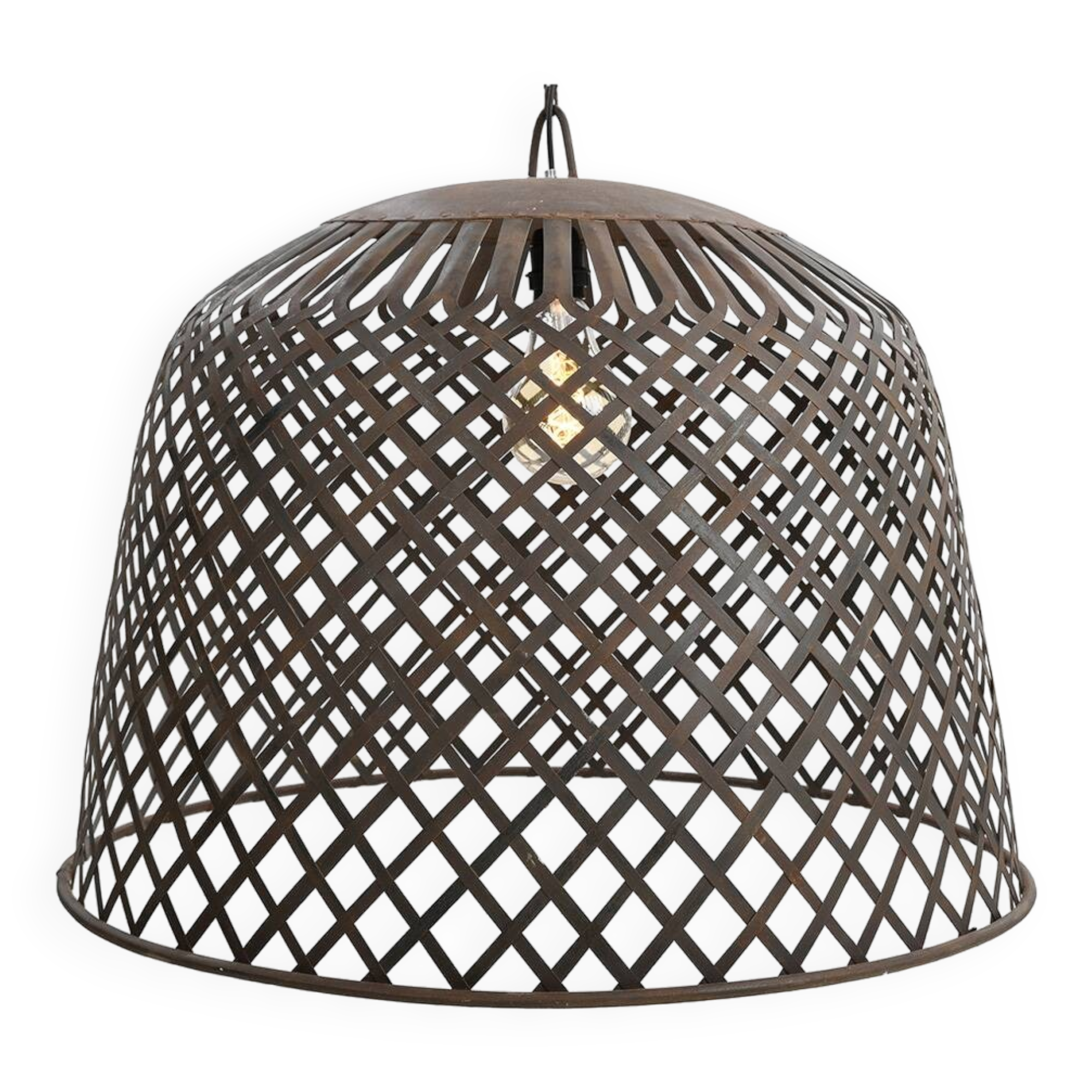 Transformed industrial chandelier