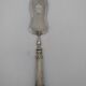 Silver and silver-filled pie server. 19th century.