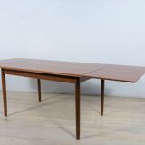 Table à manger extensible danoise en teck, années 1960