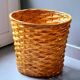 Corbeille à papier ou cache pot en osier