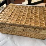 Wicker suitcase