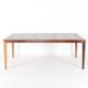 Set of coffee tables in rosewood and ceramic.