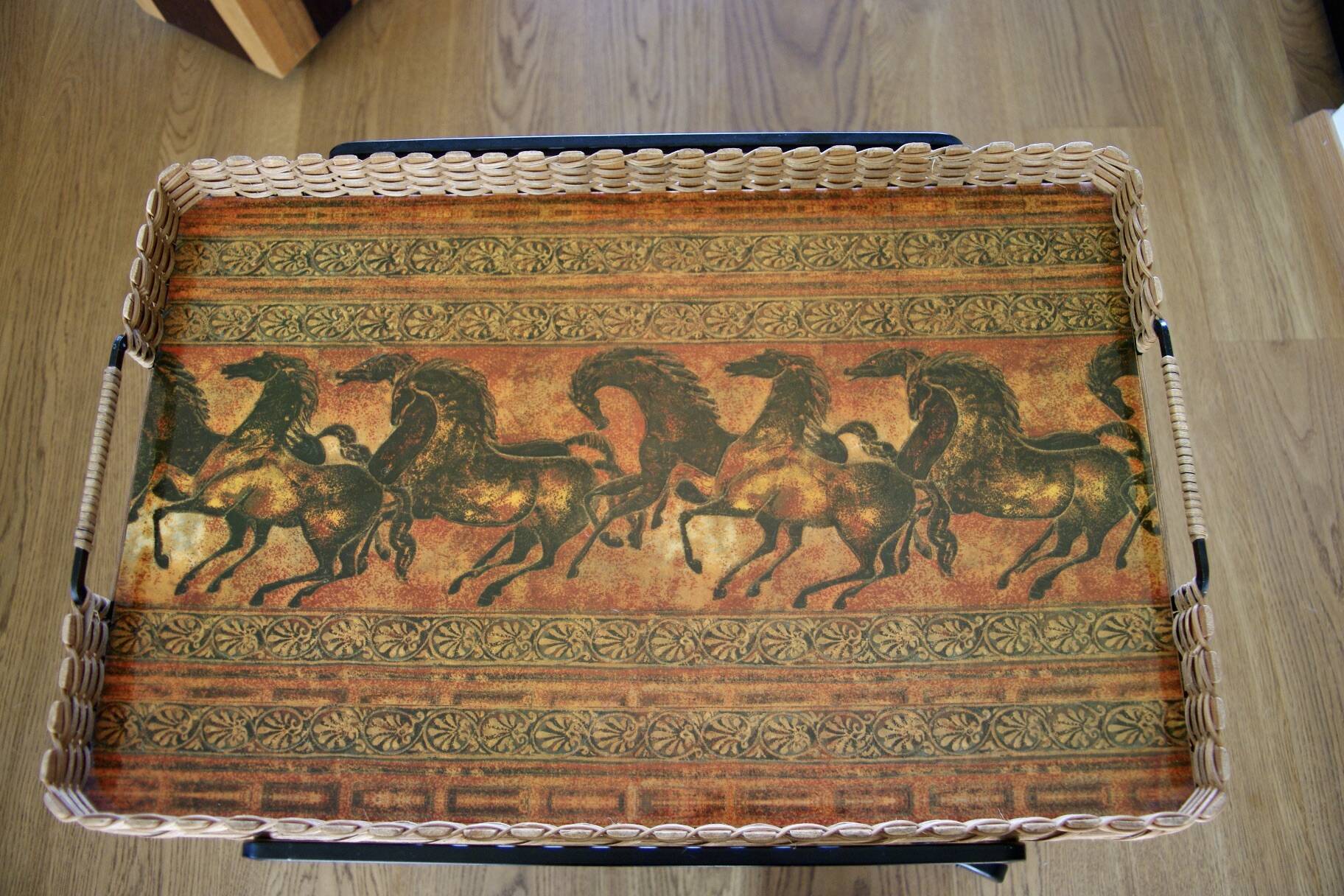 vintage rolling bar cart 1960