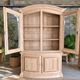 Large antique sideboard in solid cherry wood – Fully sandblasted