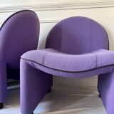 Vintage wool armchair from the 80s