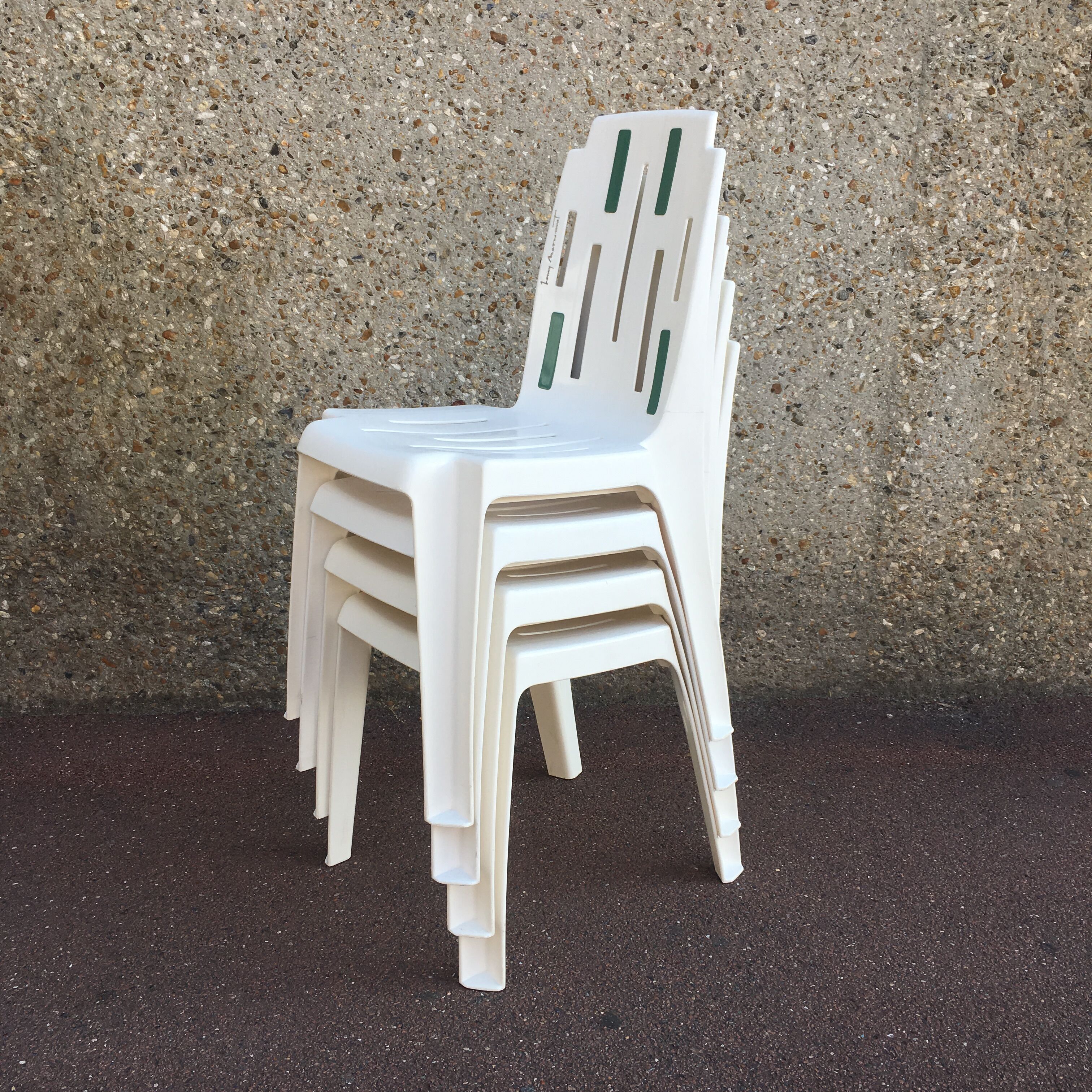 4 chaises « samba » par Pierre Paulin pour Henry Massonnet