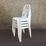 4 chaises « samba » par Pierre Paulin pour Henry Massonnet