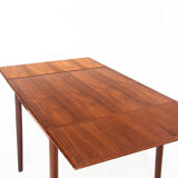 Teak dining table with Scandinavian-style extensions - France, 1960
