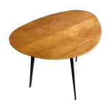 Oak console table and compass legs