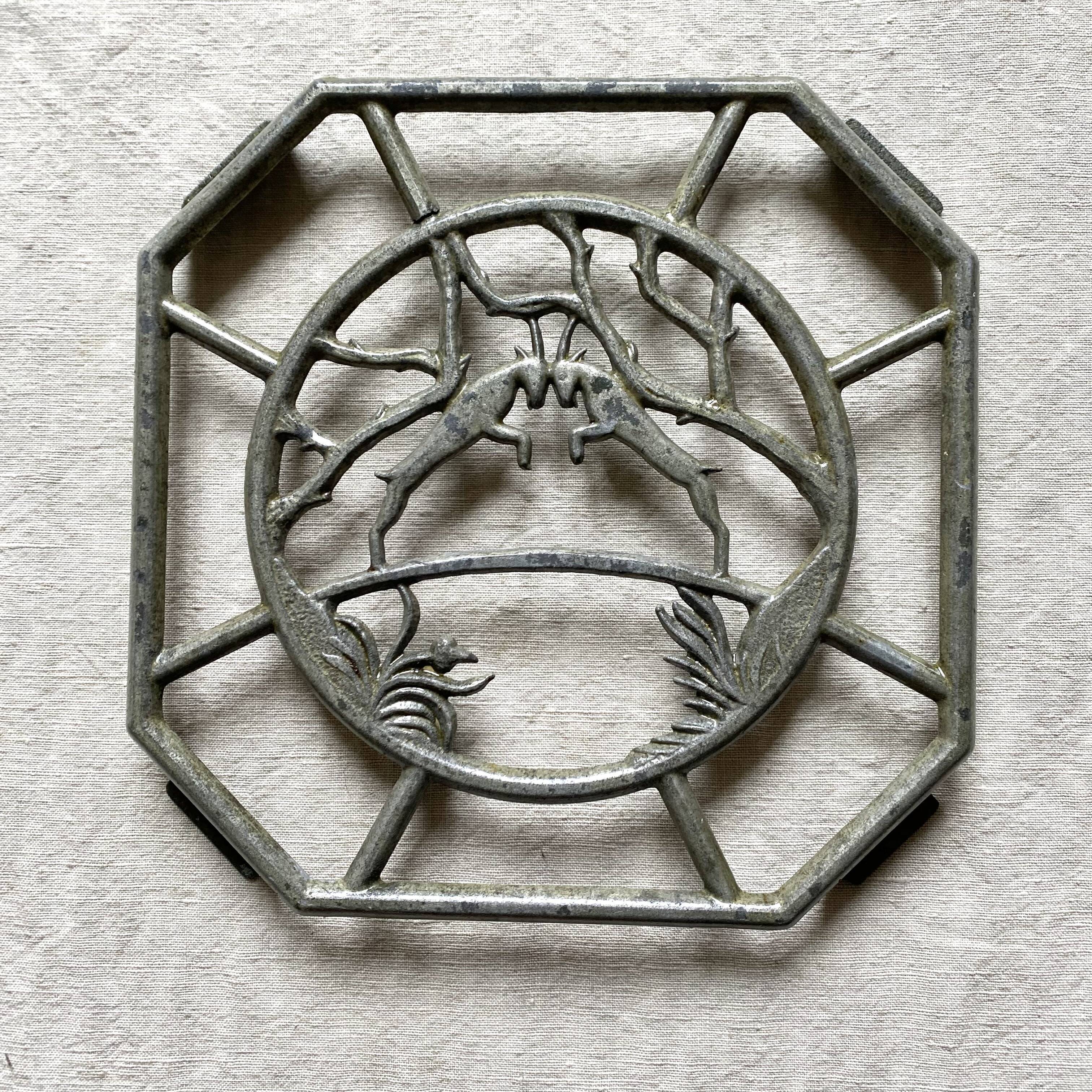 Antique aluminum trifle