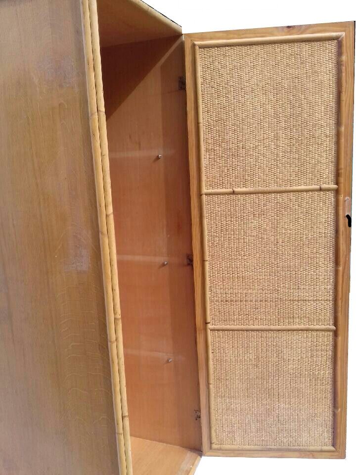 Wardrobe clear rattan