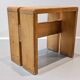 Tabouret pour les appartements "les Arcs"  de Charlotte Perriand