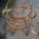 Rattan and bamboo garden furniture