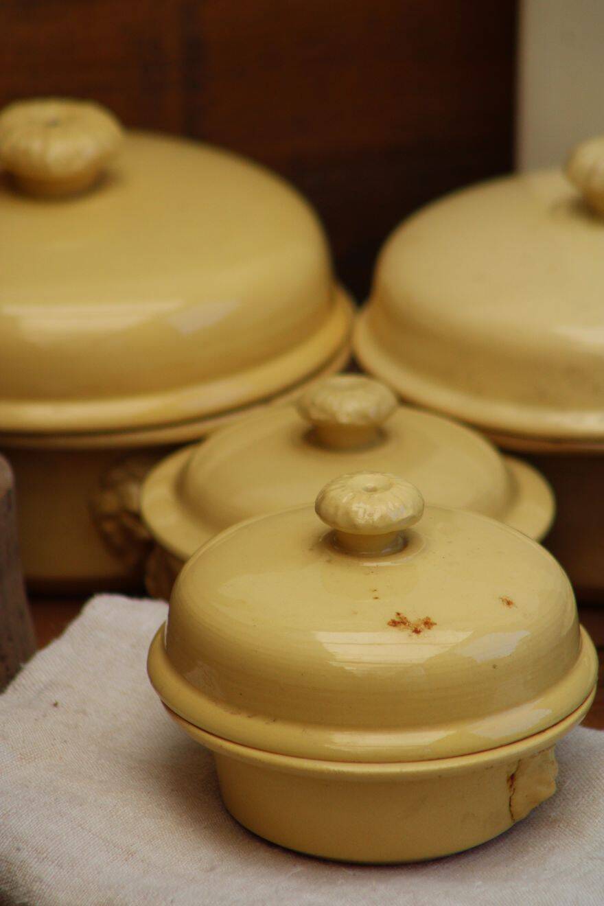 Lot de 5 terrines en céramique