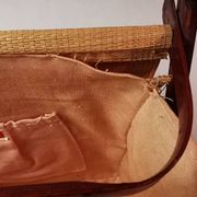 Old Small Basket With Couture Knitting Works Bergère From France China Vintage