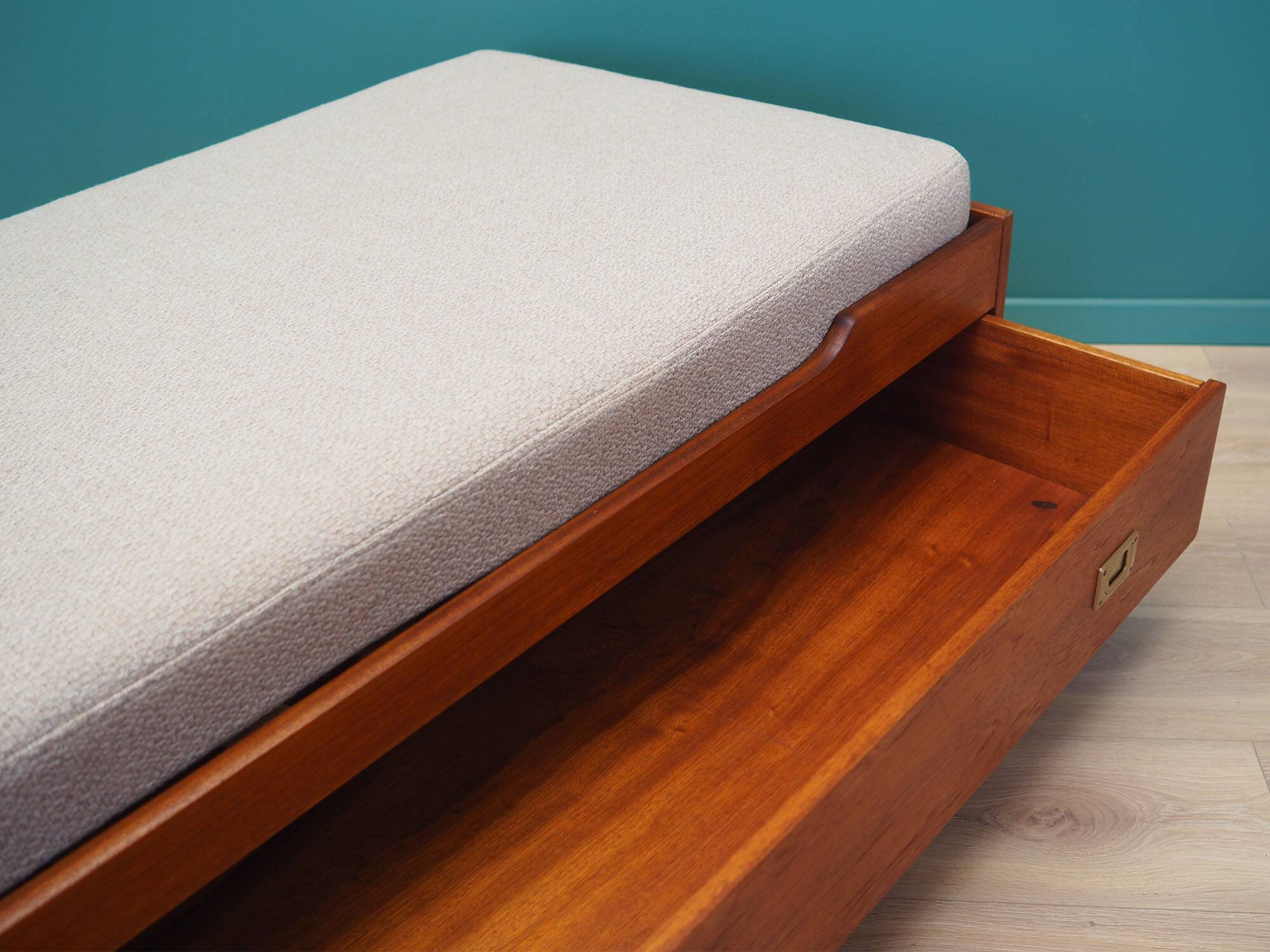 Teak daybed, Danish design, 1970s, production: Denmark