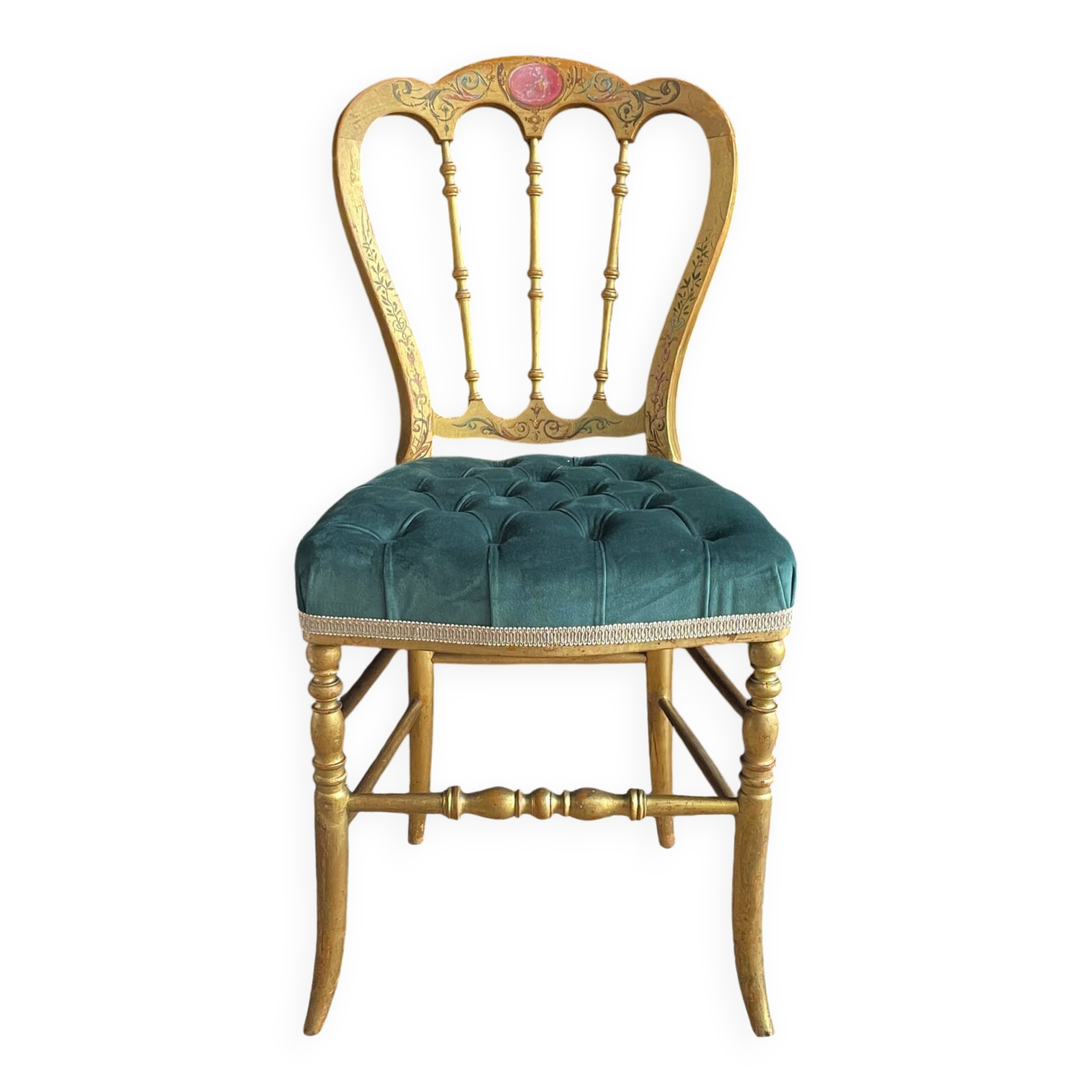 Charivari upholstered chair