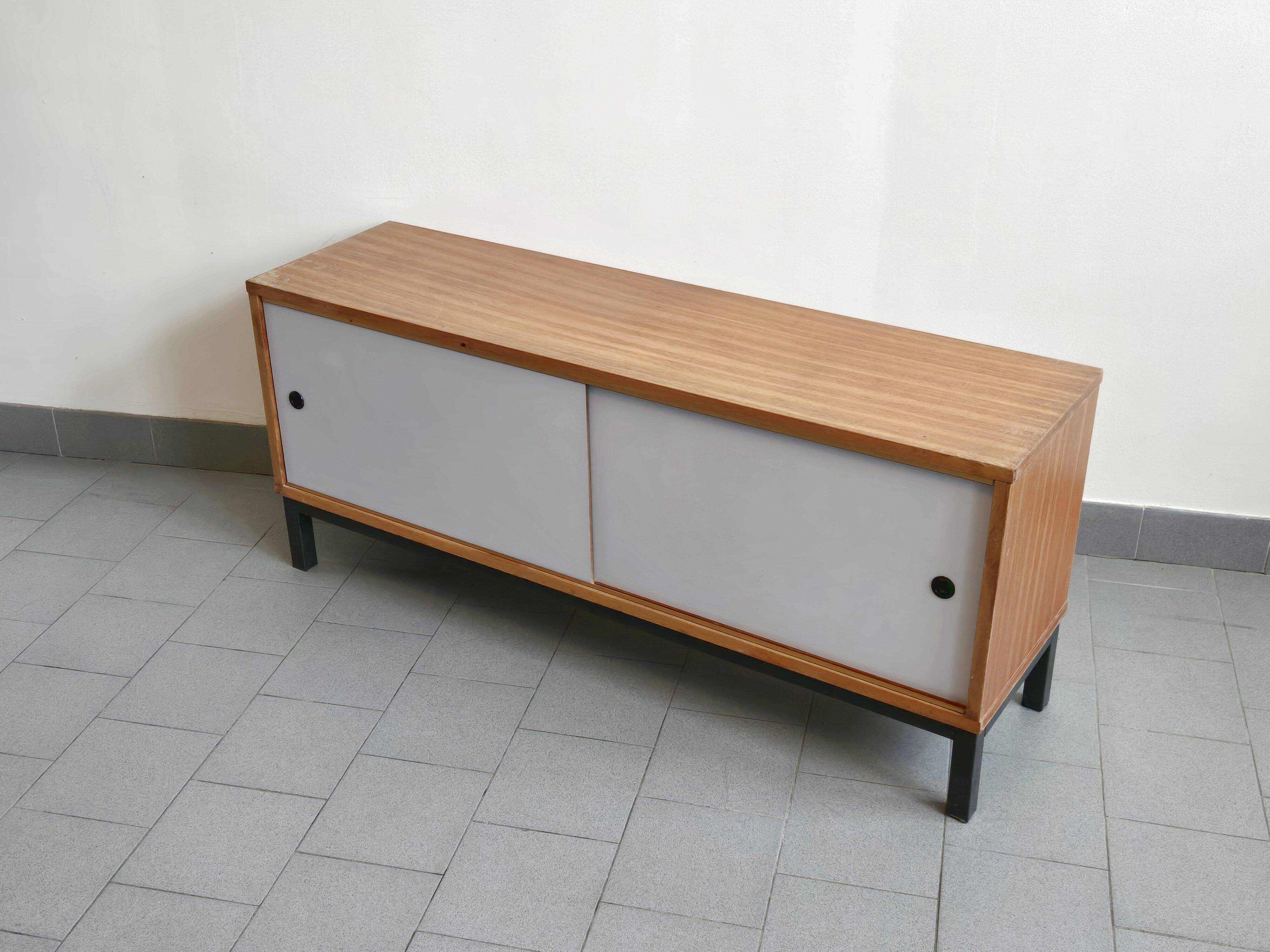Enfilade meuble bas vintage 1960