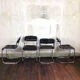 Suite de 4 chaises vintage années 70