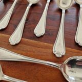 Ercuis - Set of 12 Sully table spoons - silver-plated metal