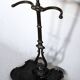 Fireplace tool set, cast iron and wrought iron