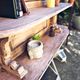 Saint-Hubert wall shelf in solid wood – 19th century – Patina