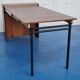 Table pliante escamotable vintage