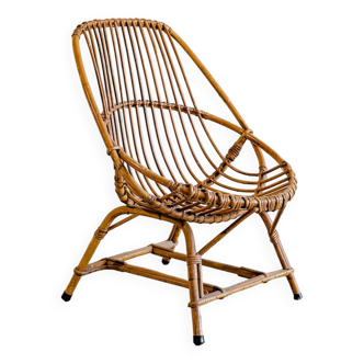 Rattan armchair, shell adult