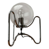 Lampe de table globe trépied de l'époque spatiale du milieu du siècle, années 1960