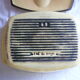 Dish casserole in yellow cast iron years 50/60 raymond loewy number 45