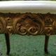 Table basse louis xv bronze et marbre