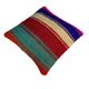 Vintage turkish kilim cushion cover , 40 x 40 cm