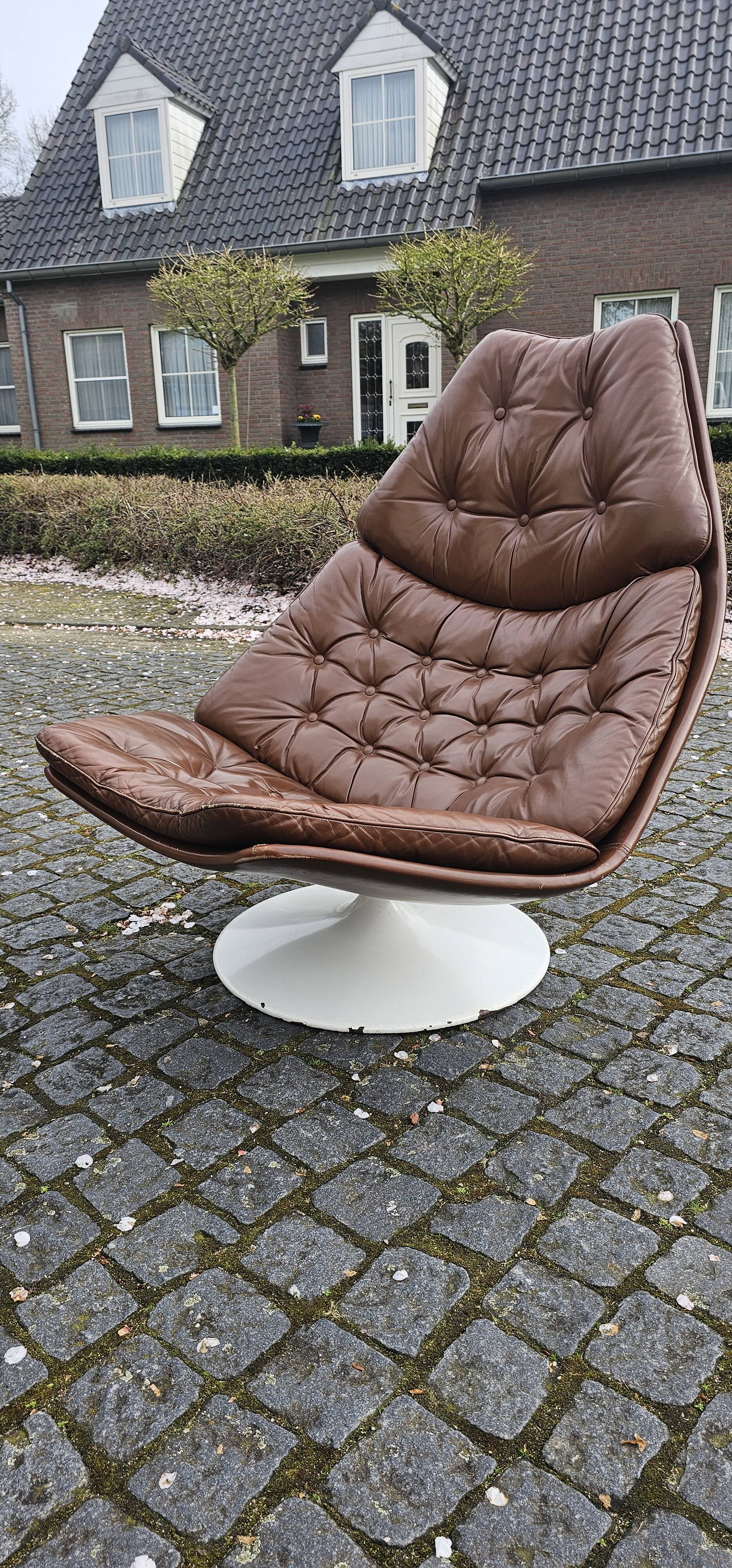 Geoffrey Harcourt pour chaise pivotante F588 pour Artifort