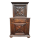 Louis XIII style two-piece recessed high wardrobe