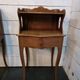 Pair of Louis XV style curved bedside tables in cherry wood