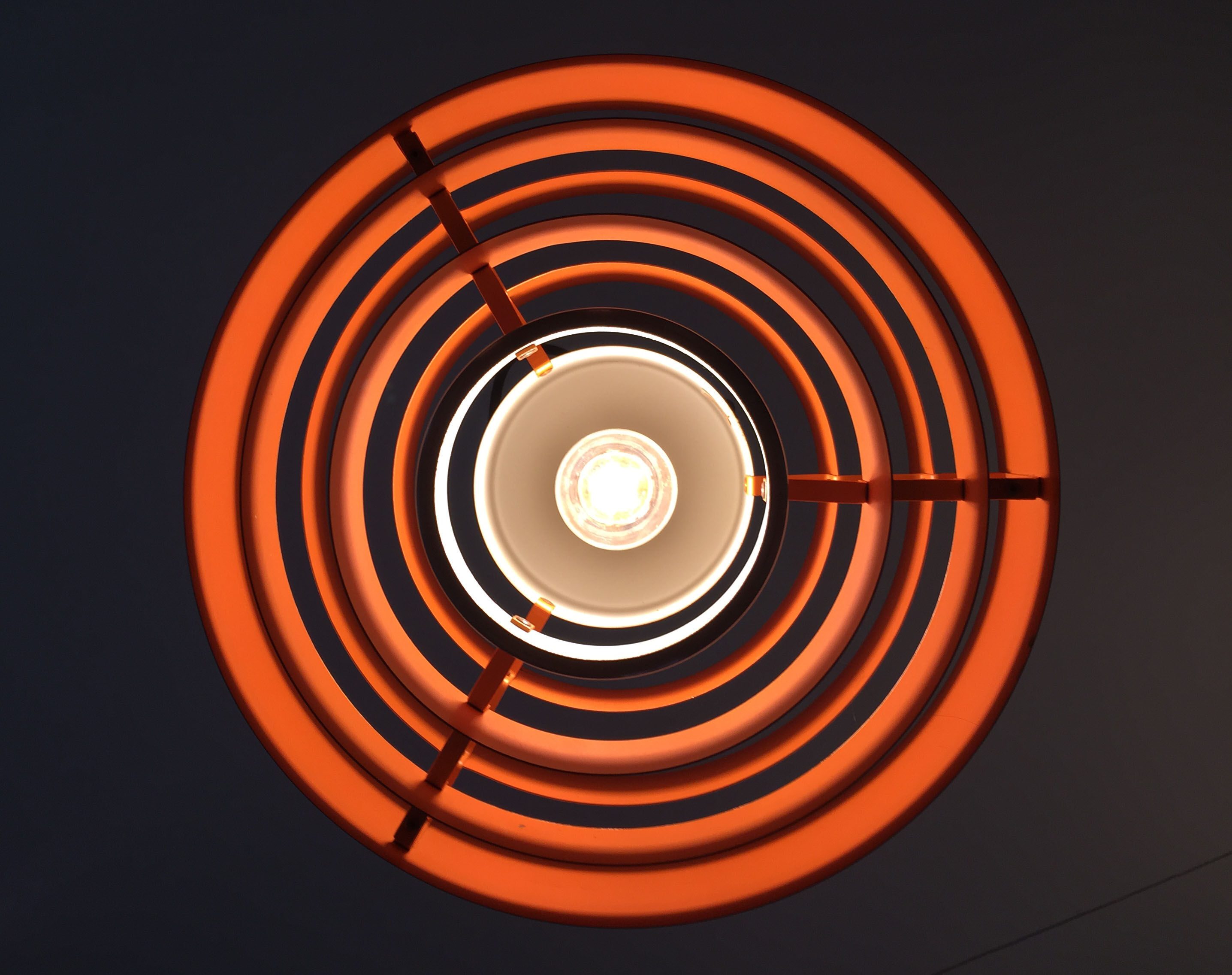 Hanging lamp copper by Jo Hammerborg for Fog & Morup