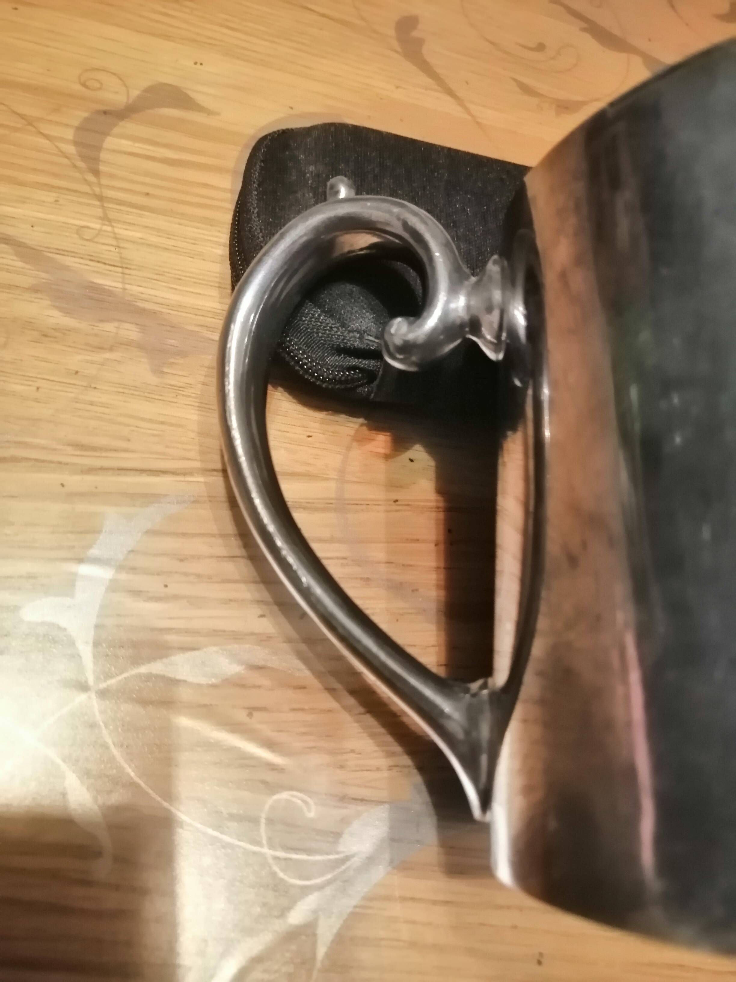 silver-plated teapot