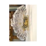 Transparent Lingue Murano Glass Wall Lamp by Simoeng