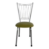Vintage chrome metal chair