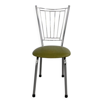 Vintage chrome metal chair