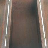 Old doctor wooden suitcase